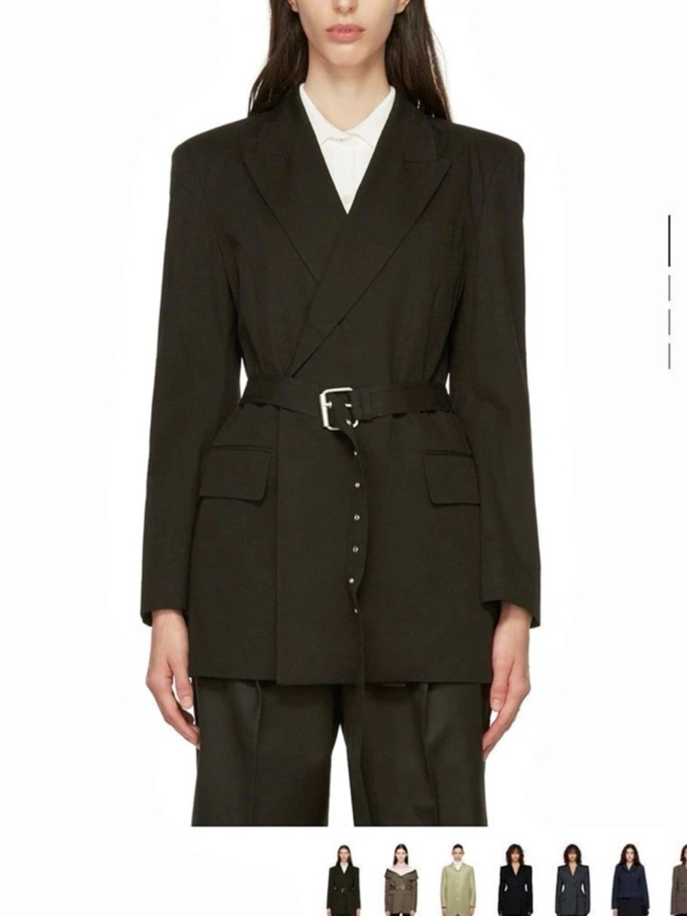 Blossom Leta Blazer Black Blazer Size FR 34 Like New